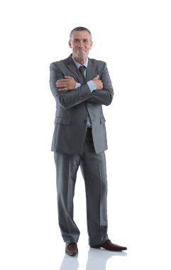 tam büyüme. modern iş adamı portresi.