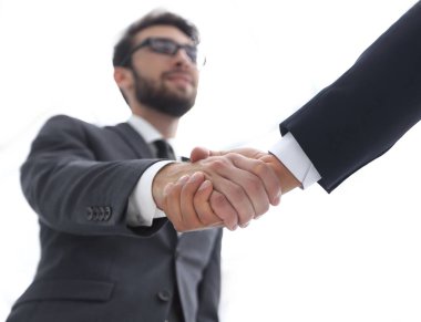 İş hayatında başarı kavramı - ortakların tokalaşması