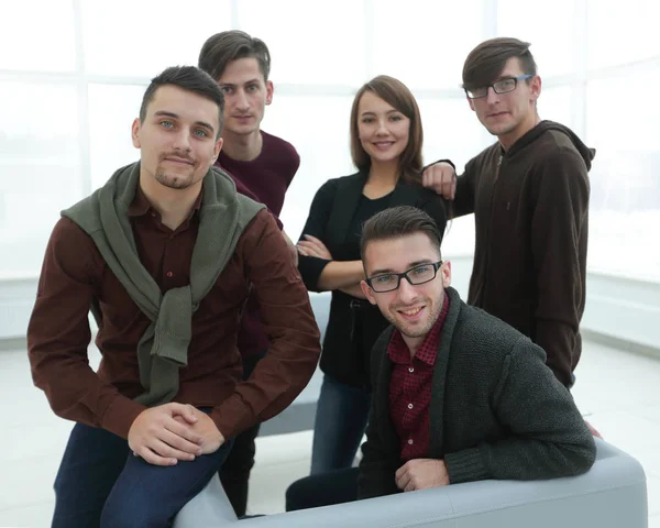 Closeup portrait of successful business team. — Stock Photo, Image