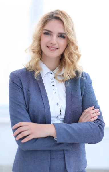 Retrato de una joven empresaria — Foto de Stock