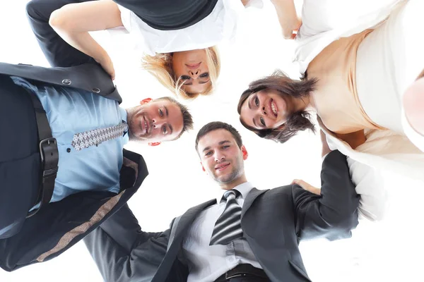 Bottom view. friendly business team. — Stock Photo, Image
