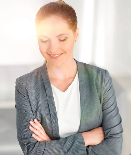 Portrait de femme d'affaires moderne — Photo