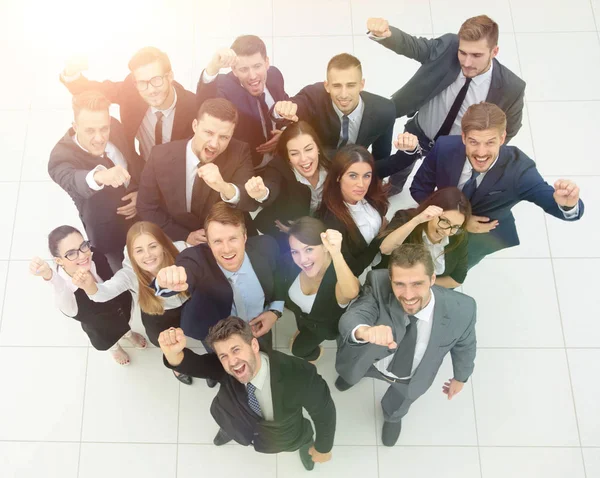 Profesionální obchodní tým ukazuje svůj úspěch — Stock fotografie