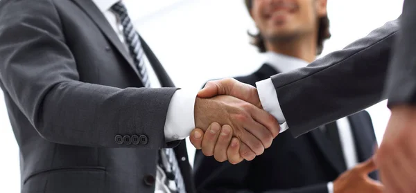 Closeup.handshake of business people — Stock Photo, Image
