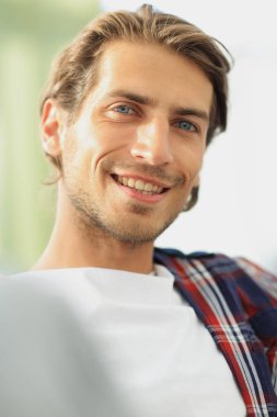 portre. başarılı bir modern adam.