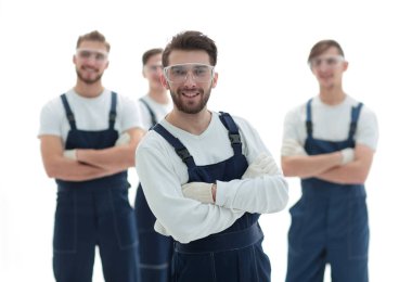 patron ve profesyonel sanayi işçileri takımının
