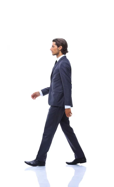 Profilo di walking businessman, i — Foto Stock