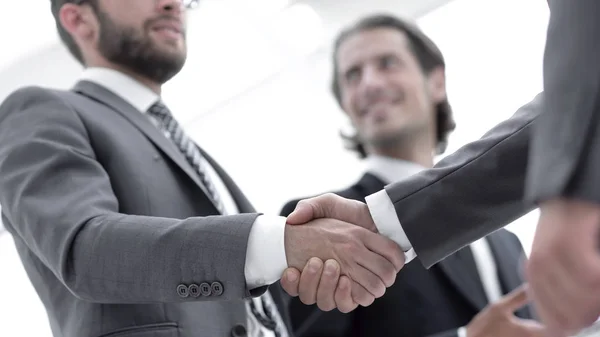 Closeup.handshake de pessoas de negócios — Fotografia de Stock