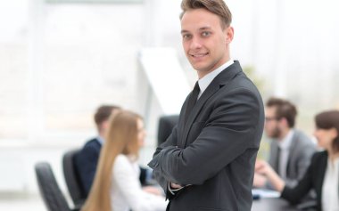 Uygulayıcı iş takım arka plan üzerinde