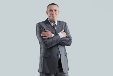 tam büyüme. modern iş adamı portresi.