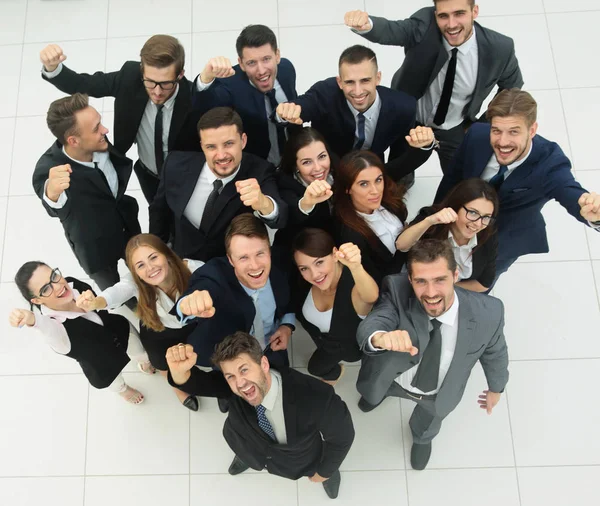 Professzionális üzleti csapat mutatja sikerét — Stock Fotó