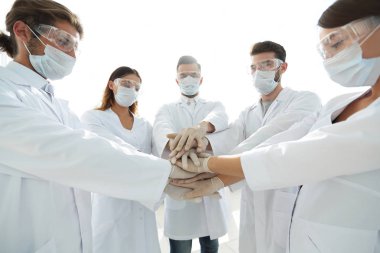 bir grup profesyonel doktor.