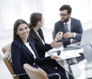 closeup.Employees ofis