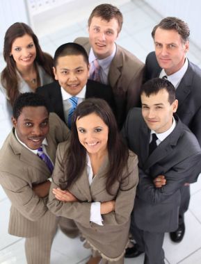 Üstten Görünüm oybirliği ile iş takımdır