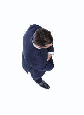 top.confident işadamı görüntülemek.