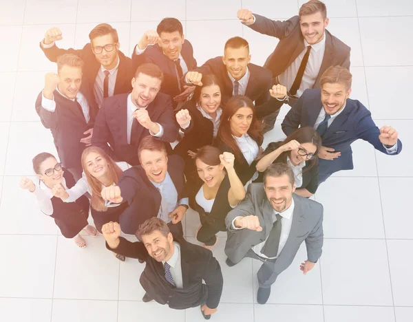 Team di business professionale mostra il suo successo — Foto Stock