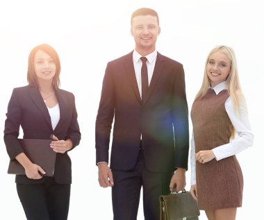 tam büyüme portre. profesyonel iş takım.