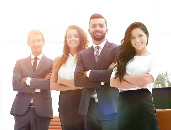 Business team on office background. — Stock Photo, Image
