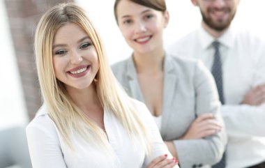 başarılı iş takım closeup portresi. iş kavramı