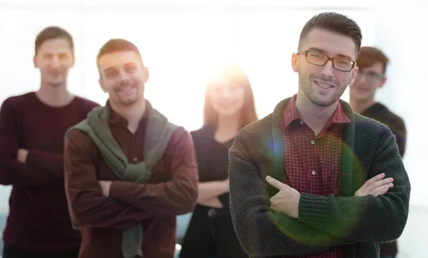 Retrato de primer plano del exitoso equipo de negocios . — Foto de Stock