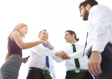 el sıkışma başarılı iş people.the iş kavramı.