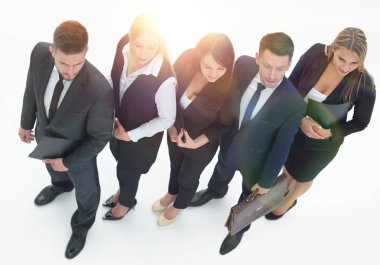 alt view.confident iş takım kameraya arıyor.