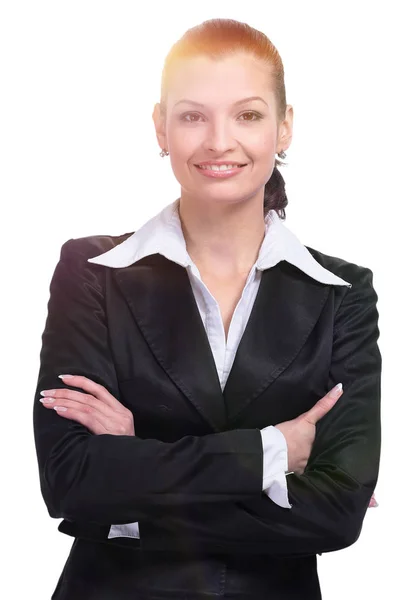 Young, confident, successful and beautiful business woman — Stock Photo, Image