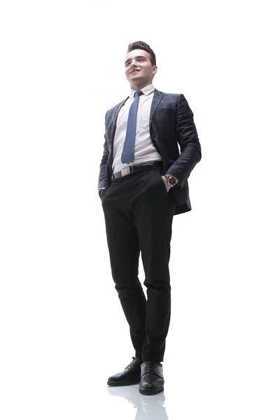 Successful young man in a business suit. — Stock Photo, Image