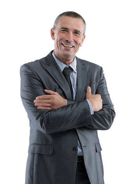 face of a successful businessman