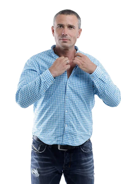 Kendine güvenen erkek portre portre