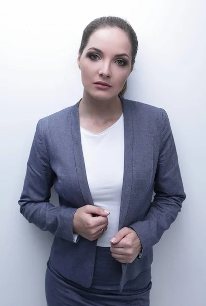 Primo piano volto di una donna di successo Manager — Foto Stock