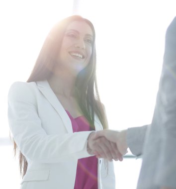 el sıkışma, iş kadını ve istemci