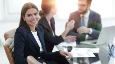 closeup.Employees ofis