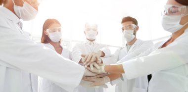 bir grup profesyonel doktor.