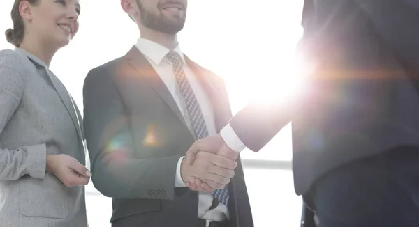 Image handshake obchodních partnerů. — Stock fotografie
