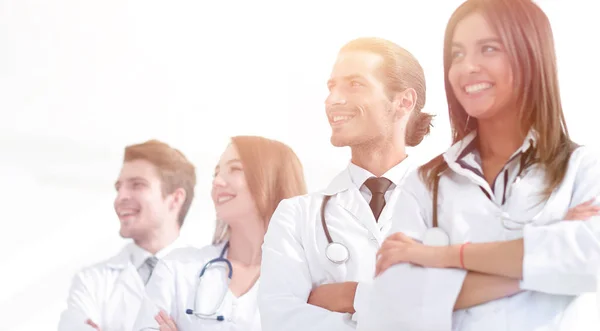 Grupp av anställda av medical center — Stockfoto
