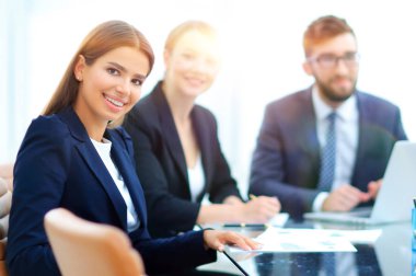 closeup.Employees ofis