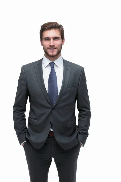 Closeup.portrait de um homem de negócios bonito — Fotografia de Stock