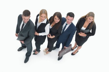 alt view.confident iş takım kameraya arıyor.