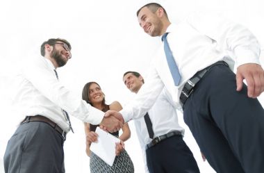 arka plan resmi el sıkışmasının iş ortakları.