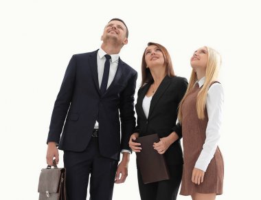 geleceğe bakmak profesyonel iş takım. iş kavramı.