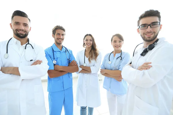 Retrato de los principales miembros del centro médico — Foto de Stock