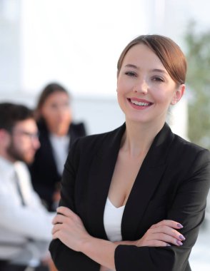 Kendine güvenen modern iş kadını