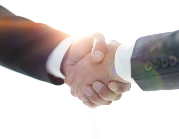 Closeup.Handshake av affärspartners — Stockfoto