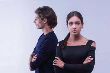 closeup.conflictuale genç Çift