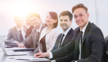 Başarılı iş takım Office portresi