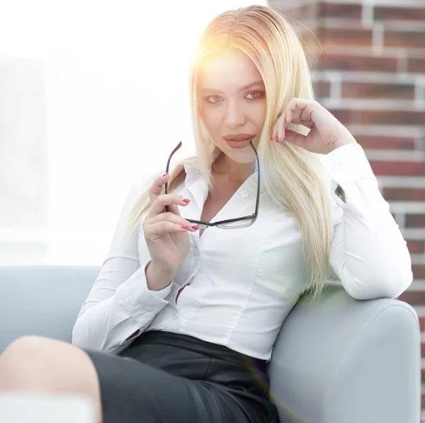 Portrait of successful business woman in the office. — Stock Photo, Image