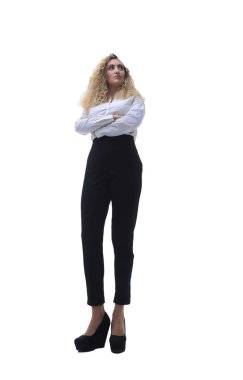 Alt görünümü. Executive iş kadını