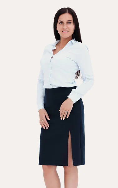 Businesswoman portrait full length — Stock Photo, Image