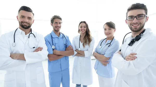 Retrato de los principales miembros del centro médico — Foto de Stock